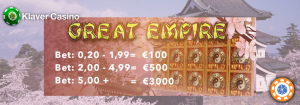 great empire in klaver casino